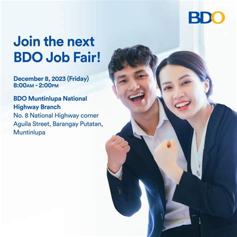 BDO Unibank on LinkedIn: Do meaningful work with us. Join the .